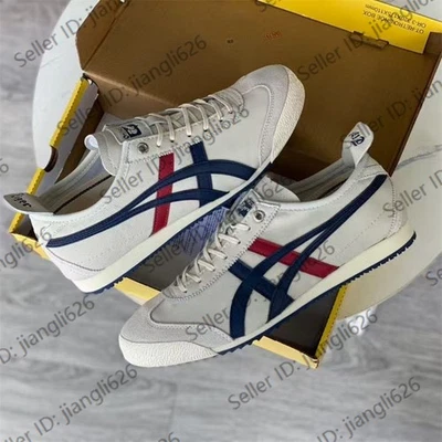 Onitsuka Tiger MEXICO 66 'SD' 1183A727 101 Beige Azul Marino Rojo Foto 1 de 4