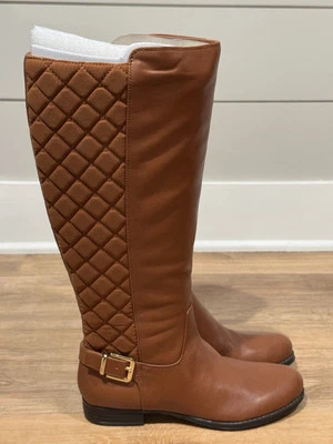 NUEVO Isaac Mizrahi Live! Botas de montar acolchadas de caña alta talla 7 Foto 1 de 4