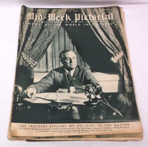 New York Times Mid-Week Pictorial 1932-1935 President Roosevelt Babe Ruth Derby - Picture 1 of 10