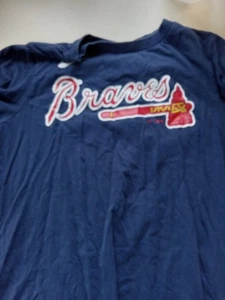 Youth Medium 10/12 The Nike Tee Braves Swanson 7 USED SEE PHOTOS - Bild 1 von 4