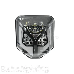 LED Headlight Hi/Low Beam DRL For Husqvarna 701 SuperMoto 501 300 450 350i 250 - Picture 1 of 8