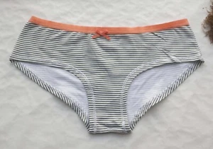 Women Sexy Briefs Striped Cotton hipster Underwear Boyshorts knickers Panties XL - Picture 1 of 6