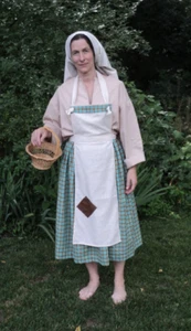 CLEARANCE!-Ladies' sz 6/8 (35-37" bust) Medieval/ Renaissance Beggar's 4-pc set - Picture 1 of 4
