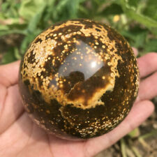 Natural Ocean Jasper Quartz Sphere Crystal miracle sea stone Ball Healing 556g