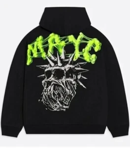 MAYC Mutant Ape Yacht Club Slime Hoodie - Black Size Large Brand New! - Picture 1 of 3