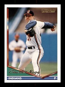  330 Charles Nagy 41 Indians 1994 Topps Baseball Sports Trading Card 