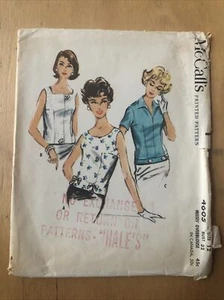 McCall's women's blouse/shirt pattern #4605 size 12 bust size 32" complete - Picture 1 of 4