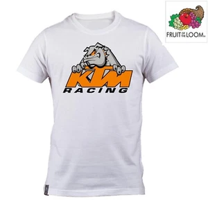 T-SHIRT KTM RACING - FRUIT OF THE LOOM - UOMO MOTOCROSS - ENDURO COTONE 165gr - Imagen 1 de 24