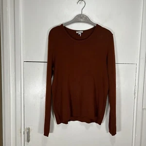 Peruvian Connection Pullover Rost Orange Pima Baumwolle Langarm Größe L Damen - Bild 1 von 5