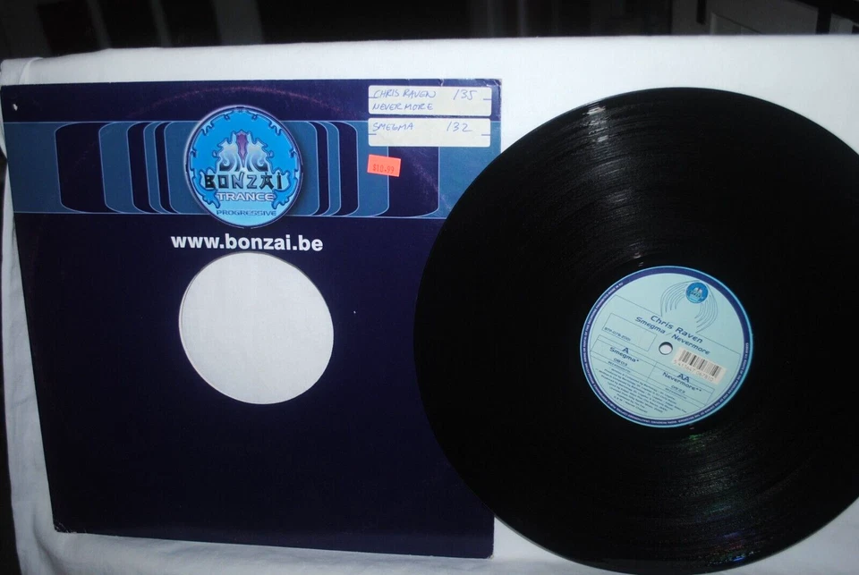 Chris Raven, SMEGMA / NEVERMORE, 12" single record, BELGIUM, EX+ Foto 1 de 2