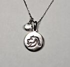 Anzie Capricorn Zodiac Charm Pendant Necklace Briolette Gemstone Sterling Silver