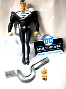 McFarlane DC Multiverse Animated SUPERMAN (Black Suit) Variant LOOSE AS IS  7"