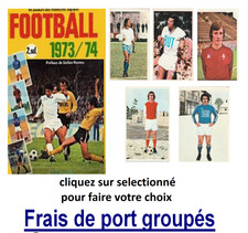 IMAGE VIGNETTE - AGEDUCATIVES - FOOTBALL 1973 / 1974 - to choose from