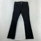 Soho New York & Company Jeans Bootcut Denim Women's 6 Petite Black Cotton Blend