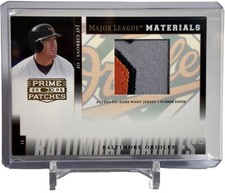 2005 Prime Patches Jay Gibbons Major League Materials Jersey Card 53 #04/19