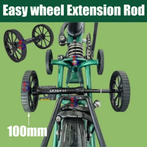 100mm For Brompton Folding Bike Easywheel Extension Rod Rear Cargo Rack Bearing - Picture 1 of 14