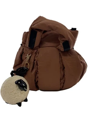 Bolsa de ombro SEE BY CHLOE, náilon, marrom, cor sólida, 03.11.94 - Imagem 1 de 4