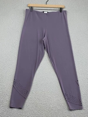 Sympli Pants Size 12 Violet Tulip Pull On Stretch Jersey Knit Leggings Casual - Image 1 of 4