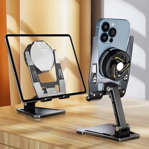 Space Saving Foldable Aluminum Stand Cooling System Support for Mobile Devices - Afbeelding 1 van 9