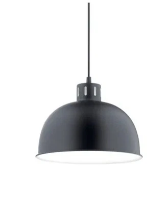 "Colgante Kichler Zailey de una sola luz de 12"" de ancho negro" Foto 1 de 4