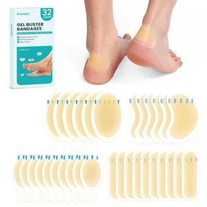 Hydrocolloid Gel Blister Bandages Pads - Waterproof Adhesive Blisters Bandage... - Picture 1 of 7