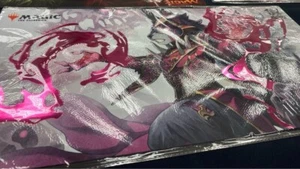 MTG Magic Wars Festival Liliana of the Dark Realms Playmat Foil-stamped Limit JP - Picture 1 of 3