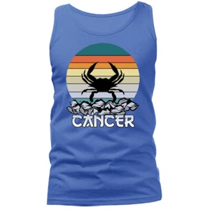 Camiseta sin mangas gráfica astrológica horóscopo signo zodiacal de cáncer - Imagen 1 de 11