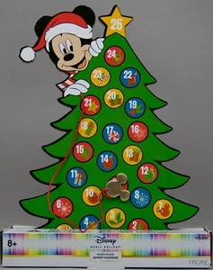 Calendario de Adviento de árbol de madera de Disney Mickey Mouse nuevo con etiquetas - Imagen 1 de 1