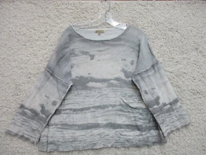 Democracy Sweater Extra Large Adult Gray Pullover Relaxed Fit Stretch Womens XL - Picture 1 of 7