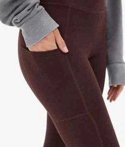 Legging Aeropostale Flex Cintura Alta Bolsillo Perfecto Jaspeado Granate Talla S - Imagen 1 de 7