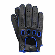 Genuine soft Leather Reverse Stitched Full-Finger Driving Gloves Fashion Classic
