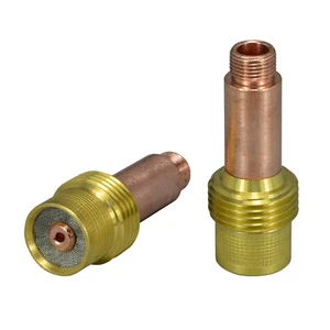 Cuerpo de recolectores de lente de gas TIG 45V26 3/32° y 2,4 mm orificio ajuste WP 17 18 26 antorcha 2 piezas - Imagen 1 de 4