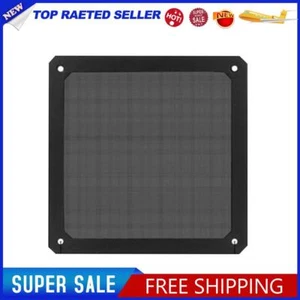 3Pcs Magnetic Dust Filter Computer Case Fan Dustproof Mesh Cover Net (9cm)(Black - Photo 1/5