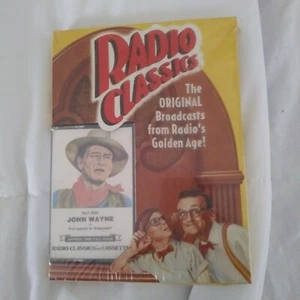 RADIO CLASSICS The Broadcasts from Radio's Golden Age Cassette John Wayne NEW - Foto 1 di 2