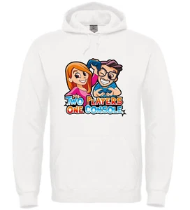 Felpa Two Players One Console Stef e Phere unisex bambino bambina ragazzo v.4 - Bild 1 von 2