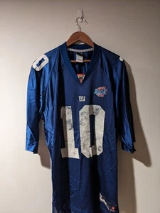 Vintage 2007 New York Giants NFL Football Eli Manning Blue XX-Large Jersey - Picture 1 of 7