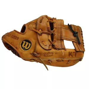 Vintage Wilson The A1000 Baseball Glove Mitt Made in USA Grip Tite Pocket 11inch - Picture 1 of 11