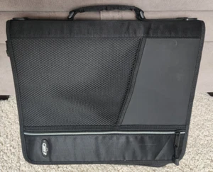 Case it Dual-100 Dual Binder 2-in-1 Zipper Binder, Black - Picture 1 of 5