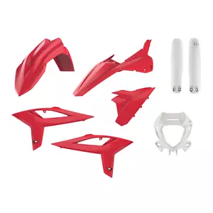 Kit Plastica Beta RR 2020 - 2021 OEM ROSSO Enduro Polisport CON protezioni forcella - Foto 1 di 7