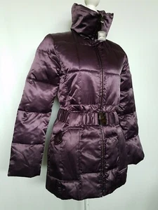 Piumino invernale da donna Laundry By Design cintura prugna taglia S nuovo con etichette - Foto 1 di 5