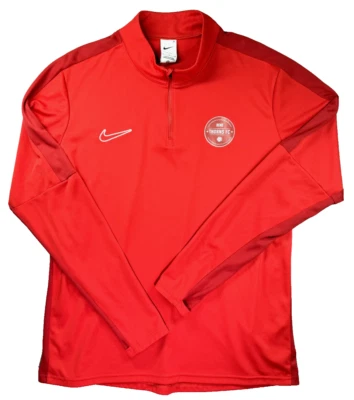 Nike Bend Thorns FC 1/4 Cremallera Para Hombres XL Rojo Pullover Fútbol Dri-Fit Cuello Simulado Foto 1 de 4