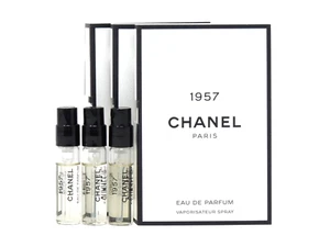 CHANEL 1957 EDP 1.5ml .05fl oz x 3 PERFUME COLOGNE SPRAY SAMPLE VIALS - Picture 1 of 1
