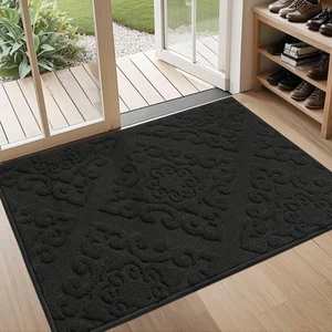 -Door-Mat-Non-Slip-Entryway-Rug 32”x48” Absorbent Welcome Mats Washable Dirt ... - Picture 1 of 9