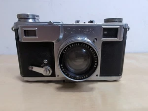 ZEISS IKON CONTAX 35mm FILM CAMERA WITH SONNAR 1:2 P=5cm LENS NO CASE UNTESTED - Picture 1 of 8