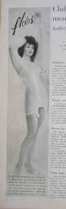 1953 Womens Flexees Seamless boneless one piece girdlebra garters vintage ad - Picture 1 of 1