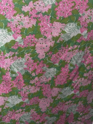 Tela MCM de colección rara deadstock para hacer patrones y coser 3 3/4 yardas funky Foto 1 de 2