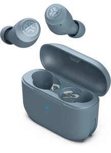 JLab Go Air Pop True Wireless Bluetooth Earbuds+Charging Case Slate Dual Connect - Picture 1 of 13