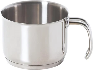 Elegance Bollilatte Con Becco in Acciaio Inox, Capacità 900 Ml., Argento - Foto 1 di 12