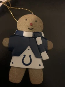 NFL The Memory Company Indianapolis Colts Ginger Bread Man  - Picture 1 of 1