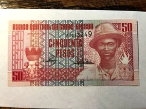 1990 Guinea Bissau 50 Pesos / P-10 / CU #1604 - Bild 1 von 2
